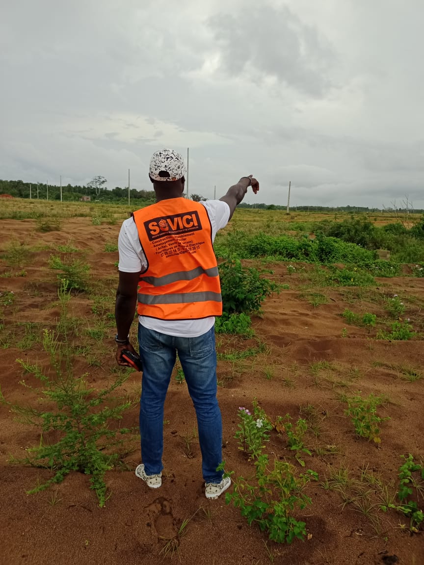 Vente et topographie de parcelle